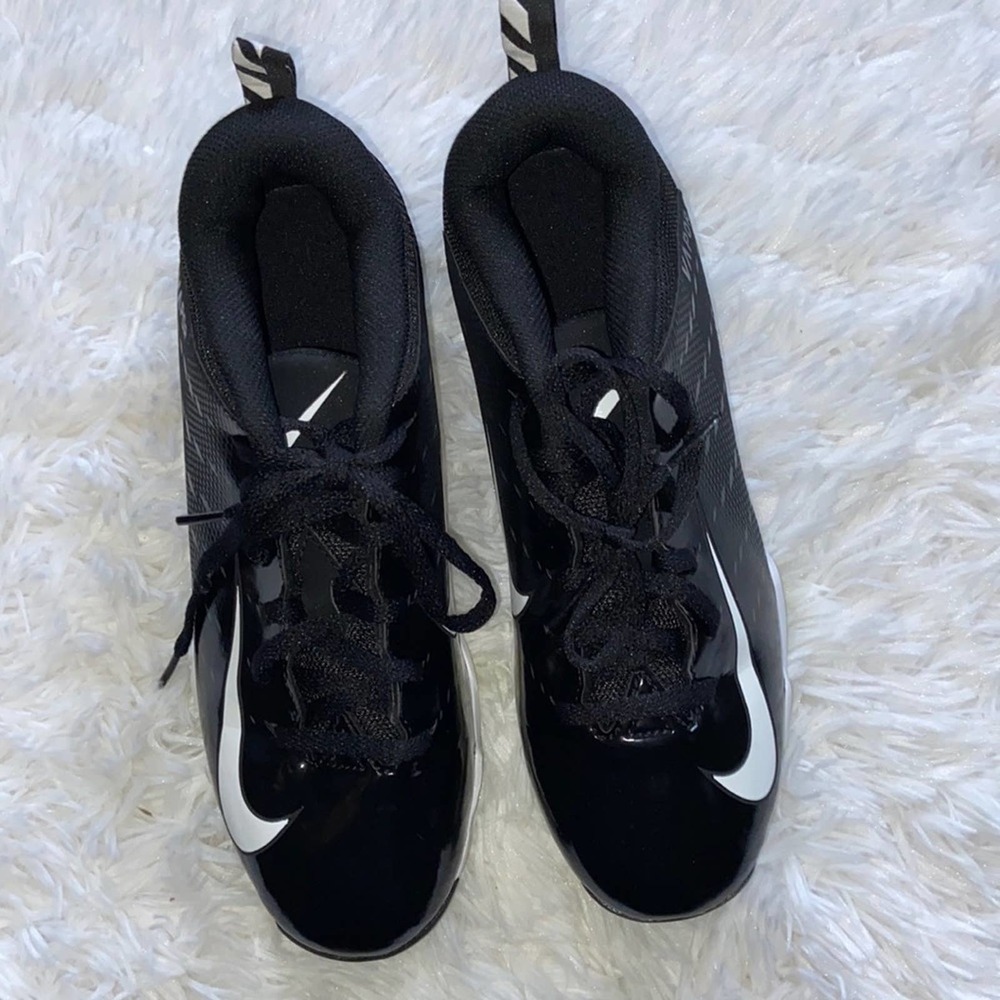 Nike Vapor Baseball Cleats Shoes Black White Size 5.5 Nike FASTFLEX